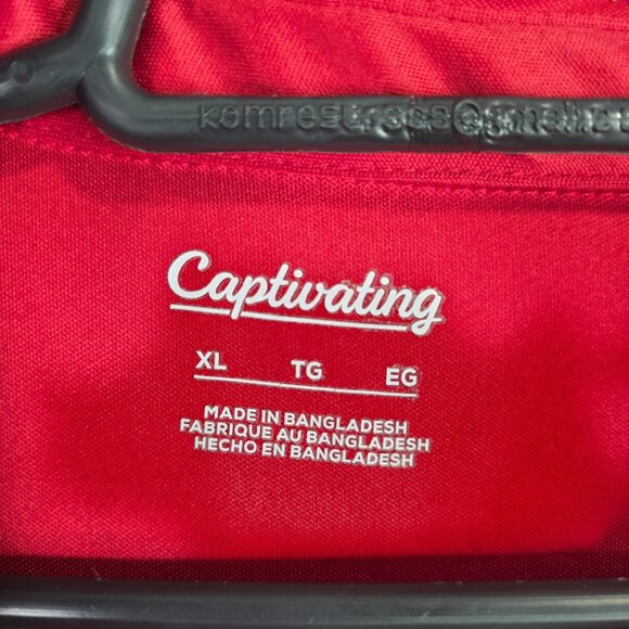 Mens Captivating Oklahoma Sooners Red Polo Shirt Polyester Short Sleeve Size XL - Picture 3 of 9